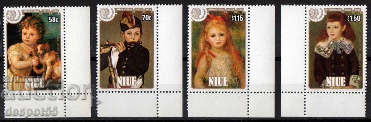 1985. NIUE. International Youth Year. 1985. NIUE. International Youth Year.