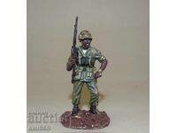 Old hand-painted American soldier