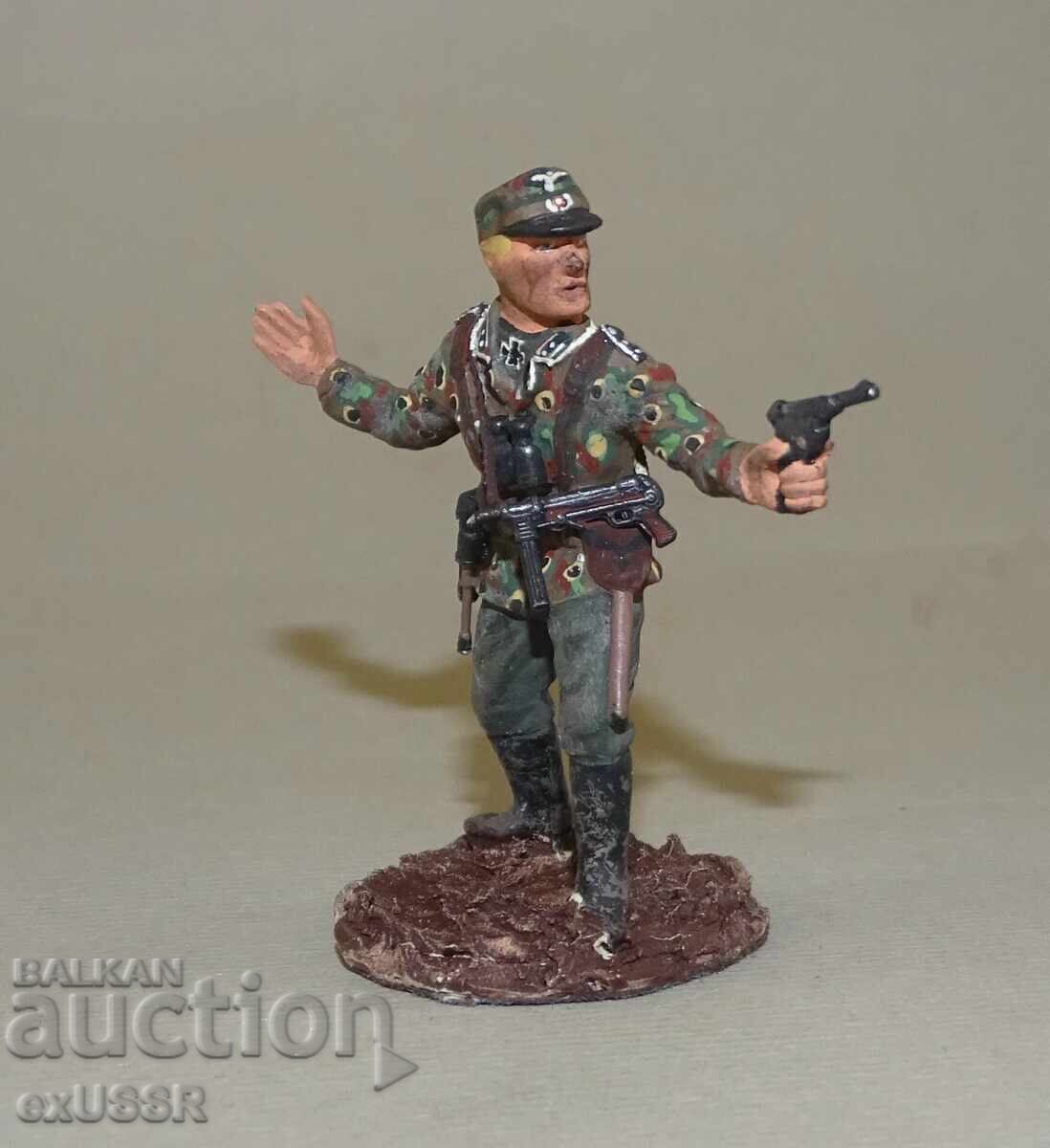 Auction Old hand-painted German soldier from WWII Auction Old hand-painted German soldier from WWII