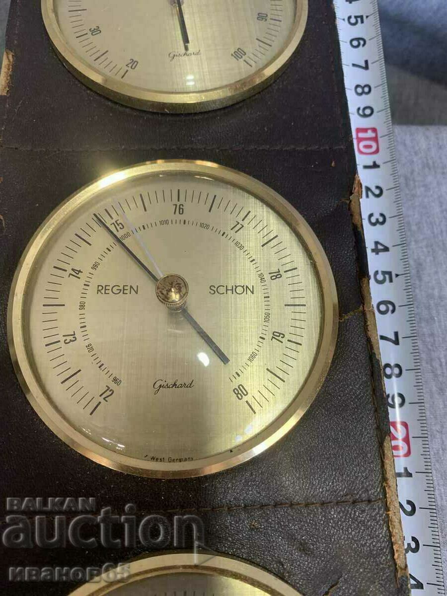 Delivery of barometer thermometer hygrometer