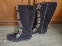 Women's boots, leather, good in every way, 19.02.2025