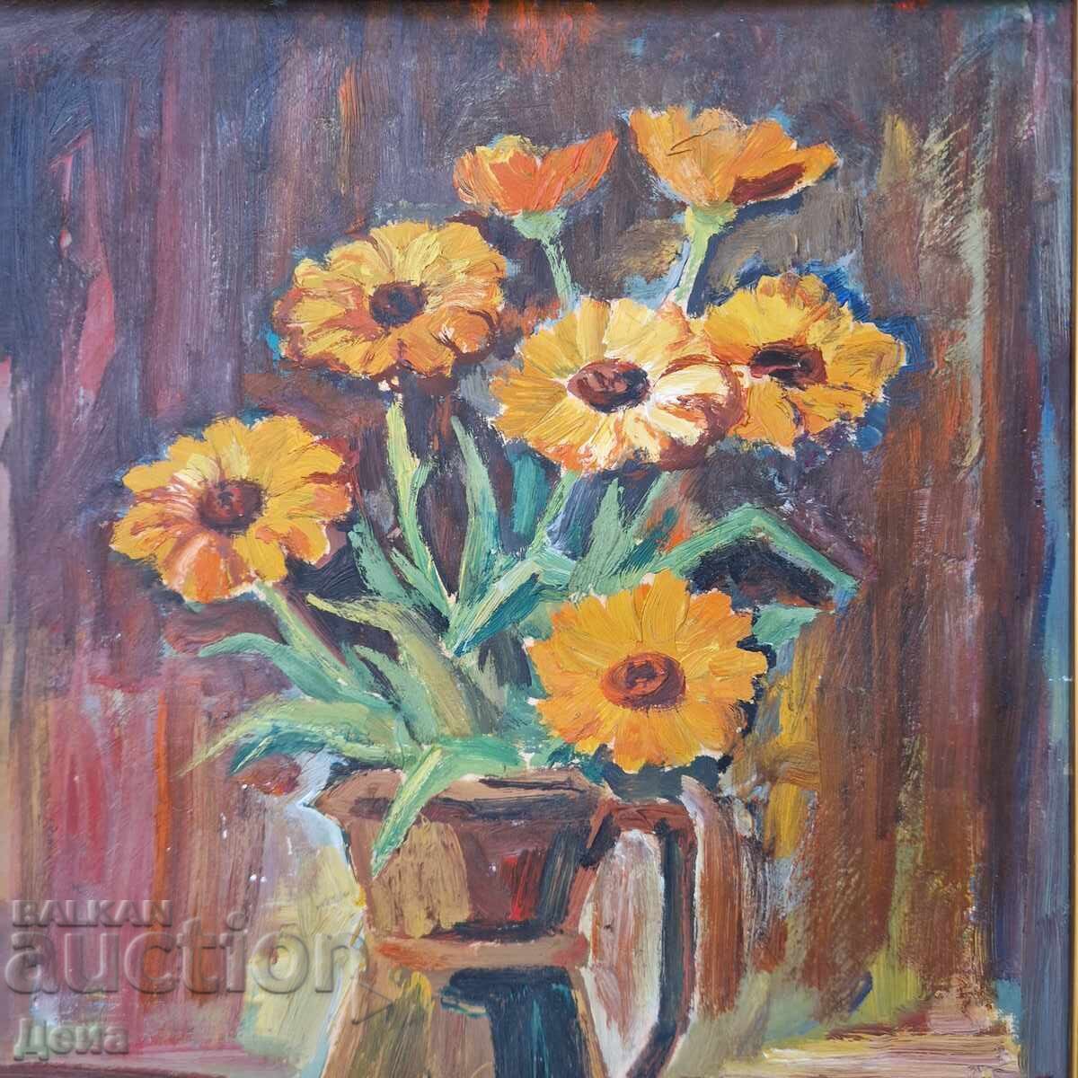 Αριστοτεχνική νεκρή φύση με τιμή 110.00 BGN | € 56.24 Αριστοτεχνική νεκρή φύση με τιμή 110.00 BGN | € 56.24