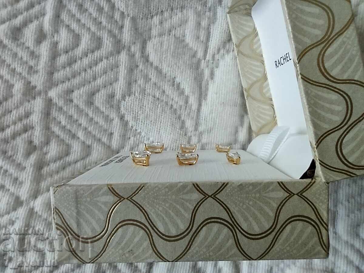 Earrings set silver 925, Drops, gold plating, 19.02.2025 with price 299.00 BGN | € 152.88 Earrings set silver 925, Drops, gold plating, 19.02.2025 with price 299.00 BGN | € 152.88