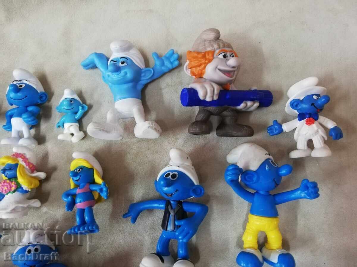 Lot of 19 pieces Figures, Toys Smurfs McDonald's 2013. - 5 Lot of 19 pieces Figures, Toys Smurfs McDonald's 2013. - 5