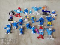 Lot de 19 piese Figurine, Jucarii Smurfs McDonald's 2013.