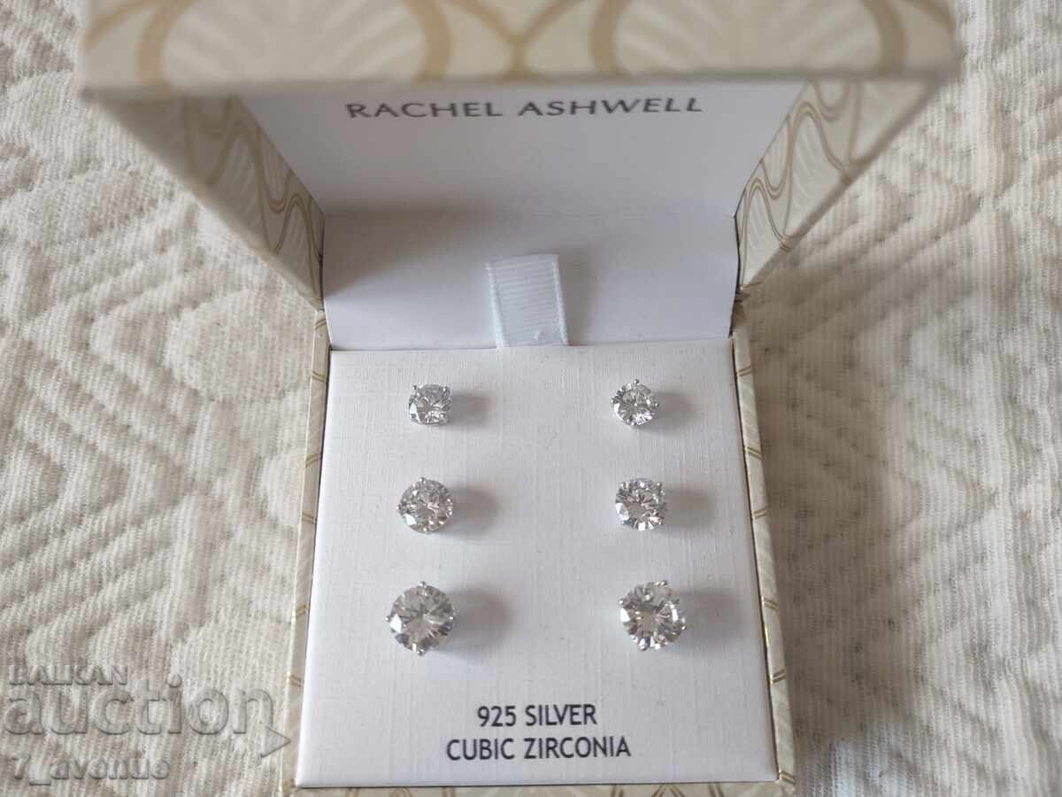 Earrings set silver 925, white gold plating 1902.2025 with price 199.00 BGN | € 101.75 Earrings set silver 925, white gold plating 1902.2025 with price 199.00 BGN | € 101.75