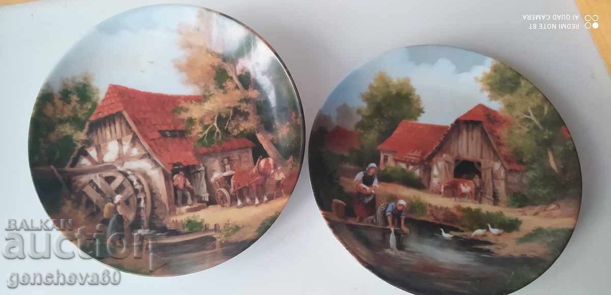 Porcelain plates, "Rustic Life" for decoration Seltmann Weiden - 6 Porcelain plates, "Rustic Life" for decoration Seltmann Weiden - 6