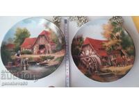 Two Seltmann Weiden porcelain decorative plates