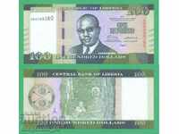 (¯`'•.¸ LIBERIA 100 dolari 2017 UNC ¸.•'´¯)