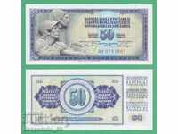 (¯`'•.¸ YUGOSLAVIA 50 dinars 1968 UNC ¸.•'´¯)