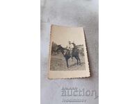 Photo Border guard on horseback