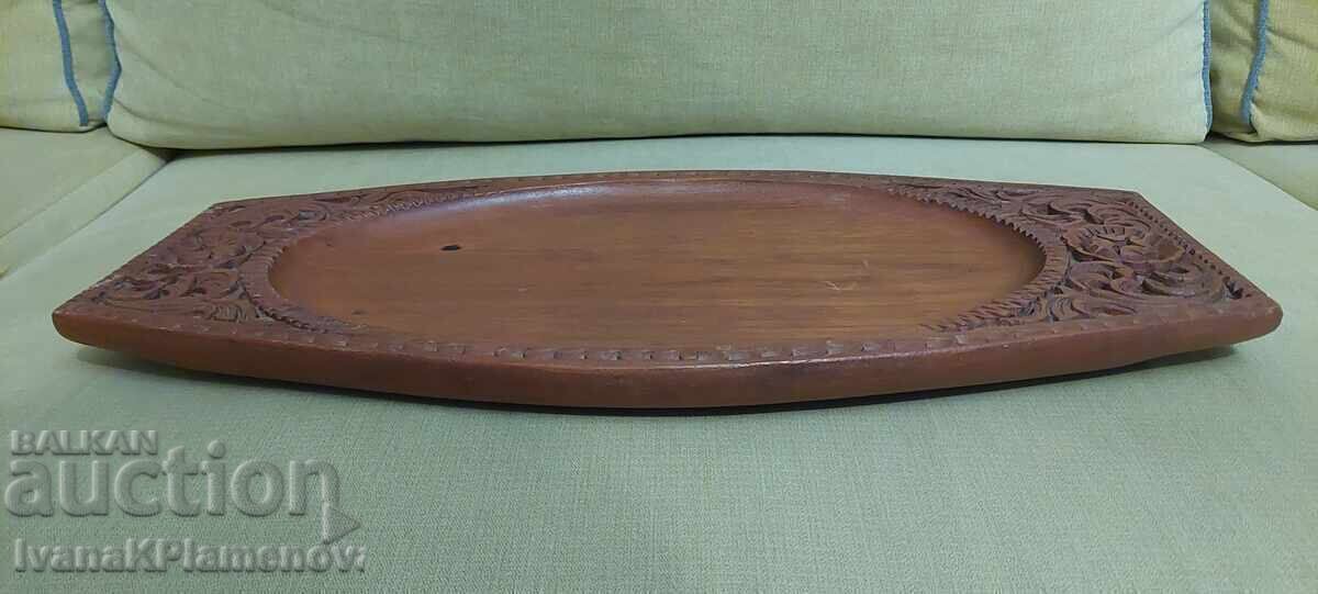 Delivery of Woodcarving panel tray for connoisseurs