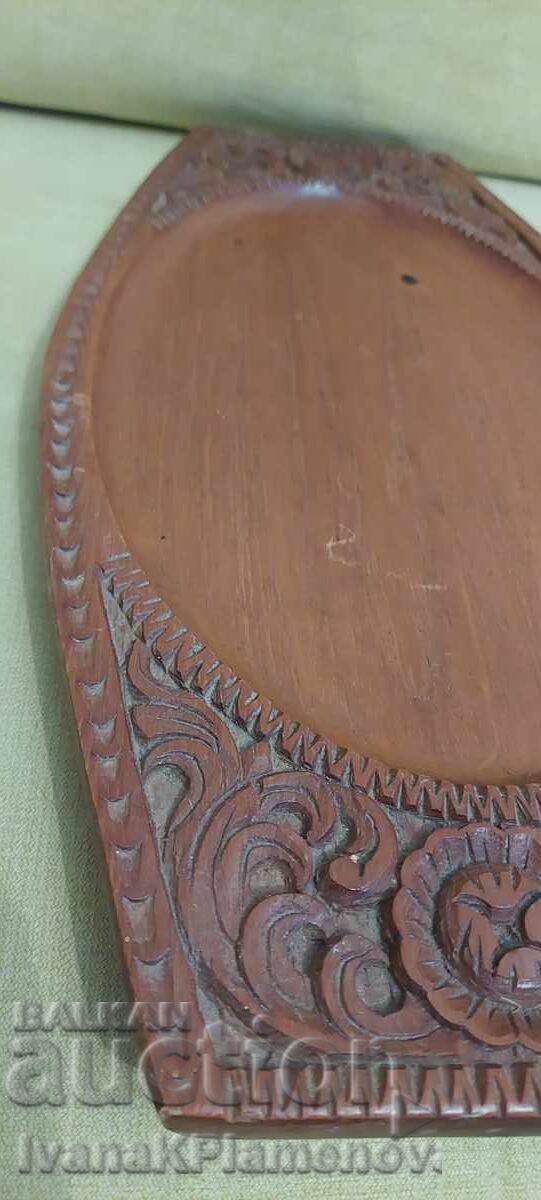 Woodcarving panel tray for connoisseurs - 6