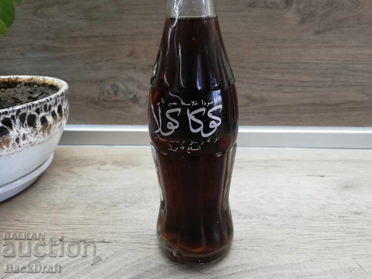 Παλιό μπουκάλι Coca Cola, Coca Cola Γαλλικά, Αραβική γλώσσα 1970 - 5 Παλιό μπουκάλι Coca Cola, Coca Cola Γαλλικά, Αραβική γλώσσα 1970 - 5