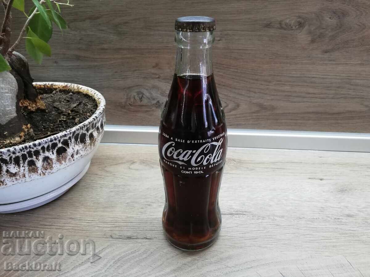 Παλιό μπουκάλι Coca Cola, Coca Cola Γαλλικά, Αραβική γλώσσα 1970 Παλιό μπουκάλι Coca Cola, Coca Cola Γαλλικά, Αραβική γλώσσα 1970