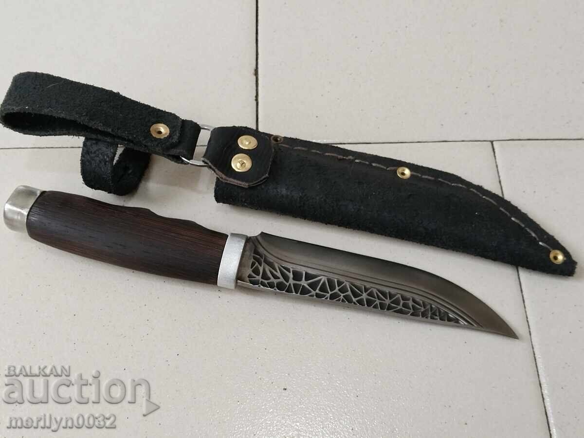 An old tourist knife with a dagger blade - 6 An old tourist knife with a dagger blade - 6