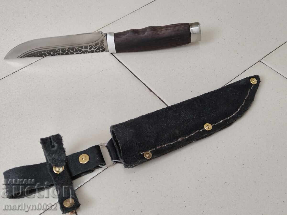 An old tourist knife with a dagger blade - 7 An old tourist knife with a dagger blade - 7
