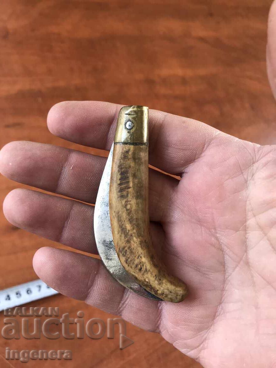 Auction FOLDING KNIFE LEG ANTIQUE BLADE Auction FOLDING KNIFE LEG ANTIQUE BLADE