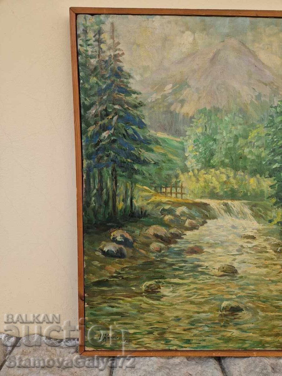 Delivery of Ivan Kanchev - oil landscape author canvas