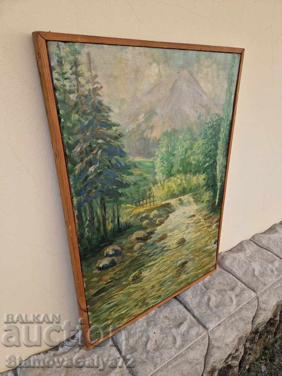 Ivan Kanchev - pânză de autor peisaj în ulei - 6 Ivan Kanchev - pânză de autor peisaj în ulei - 6