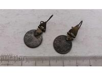 SILVER EARRINGS - WITH OTTOMAN COINS - RENAISSANCE