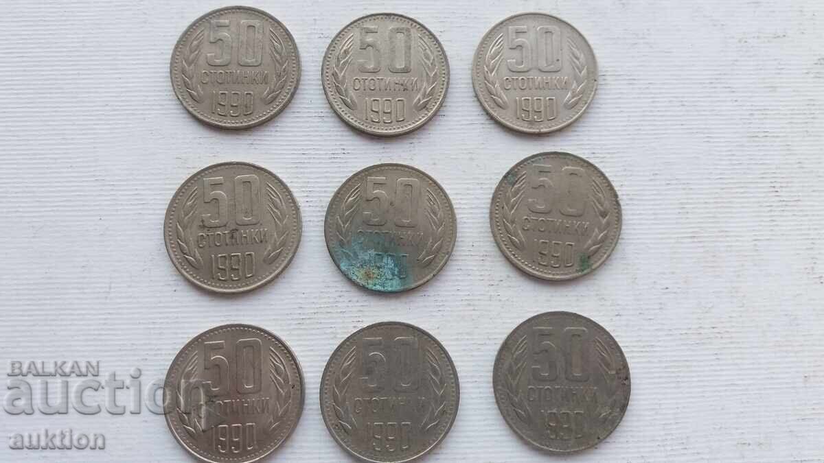 50 CENTS 1990 YEAR 9 NUMBERS 50 CENTS 1990 YEAR 9 NUMBERS