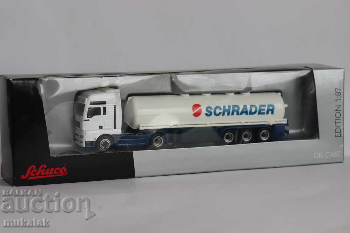 SCHUCO H0 1/87 MAN TGA TANK TRUCK MODEL TRUCK TOY - 6 SCHUCO H0 1/87 MAN TGA TANK TRUCK MODEL TRUCK TOY - 6