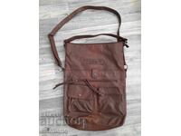 Brown leather bag