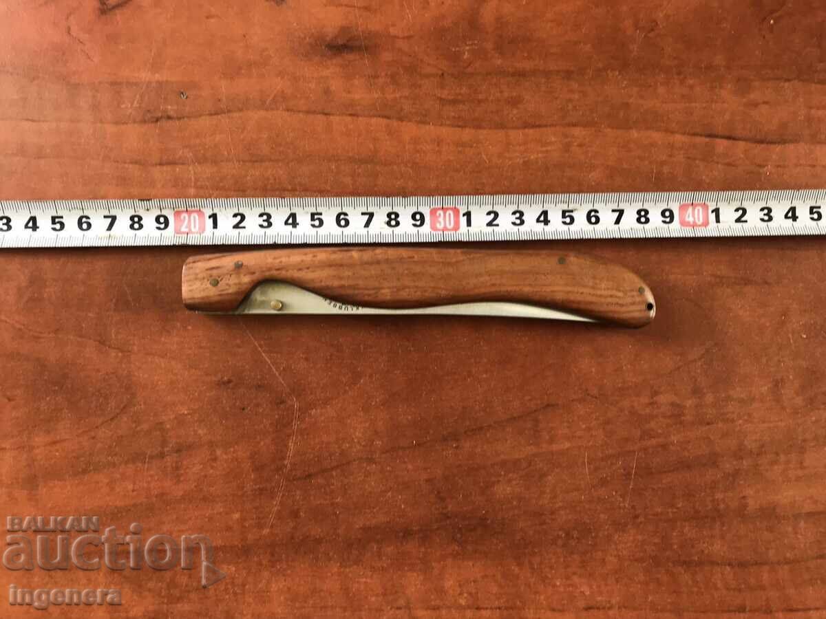 Delivery of FOLDING KNIFE, OLD BLADE, MARKED Delivery of FOLDING KNIFE, OLD BLADE, MARKED