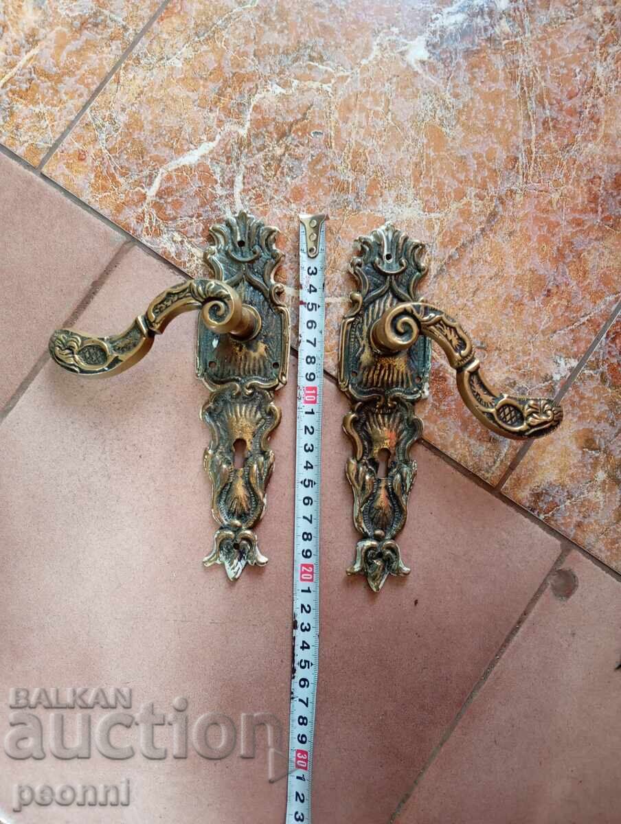 Old bronze handles Old bronze handles