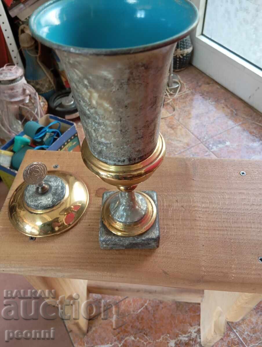 Bowl with gilding - RSFSR - 6