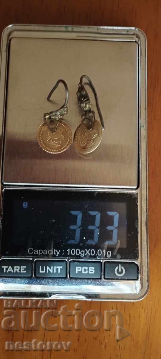 Auction OLD GOLD EARRINGS Auction OLD GOLD EARRINGS