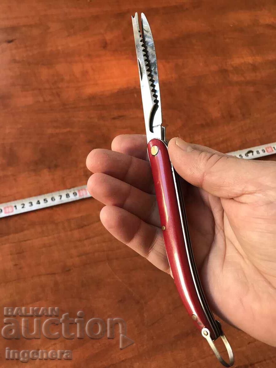 FOLDING KNIFE, OLD SHAFT, PERFECT BLADE - 5 FOLDING KNIFE, OLD SHAFT, PERFECT BLADE - 5