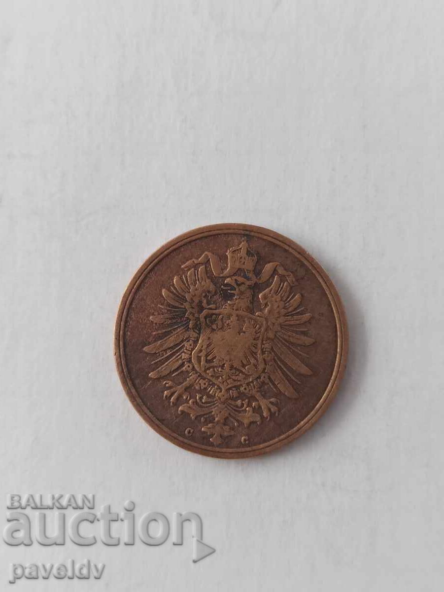 Δημοπρασία 2 pfennigs - 1876 - Γερμανία