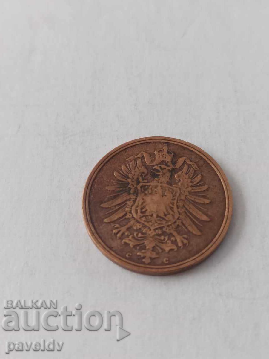 Livrarea 2 pfennigs - 1876 - Germania