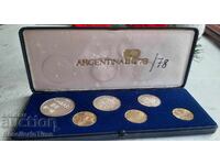 Lot of 6 coins Argentina FIFA World Cup 1978