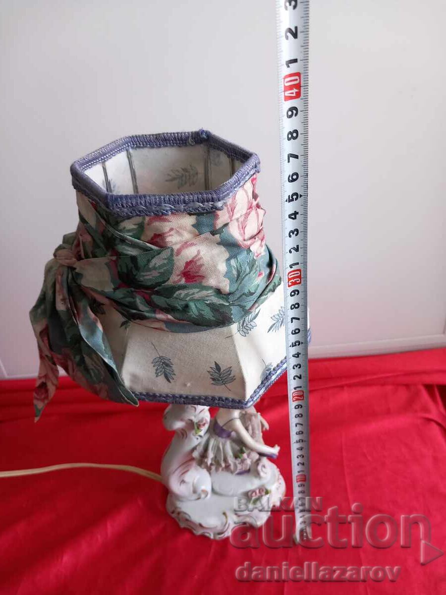 DRESDEN , Wilhelm RittirscPorcelain Lamp Ballerina DRESDEN - 7 DRESDEN , Wilhelm RittirscPorcelain Lamp Ballerina DRESDEN - 7