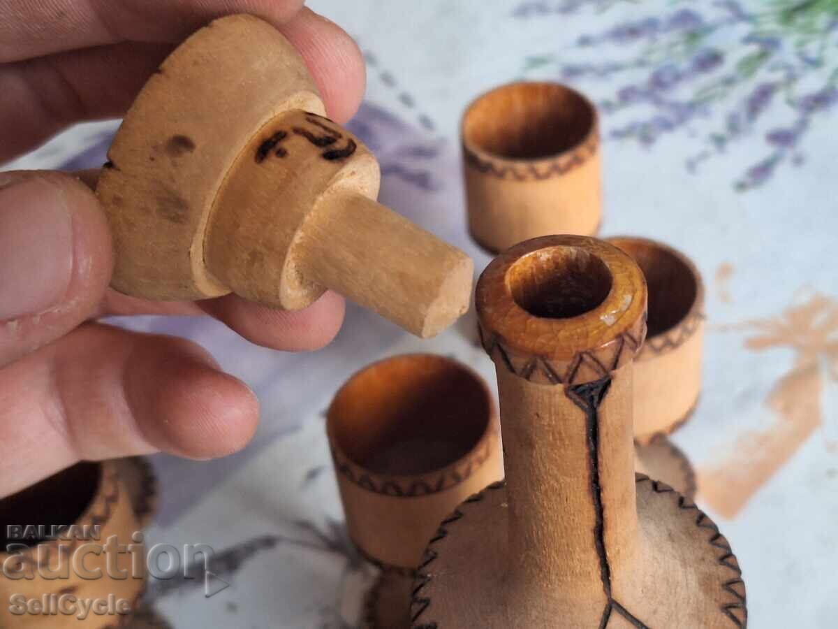 Доставка на ✅ДЪРВЕН КОМПЛЕКТ ЗА НАПИТИ❗