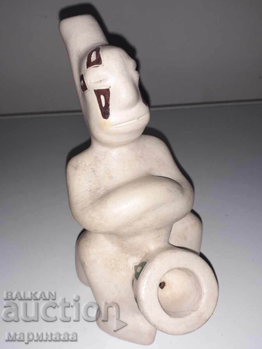 AUTHOR'S PIPE-FIGURE. CERAMICS - 6 AUTHOR'S PIPE-FIGURE. CERAMICS - 6