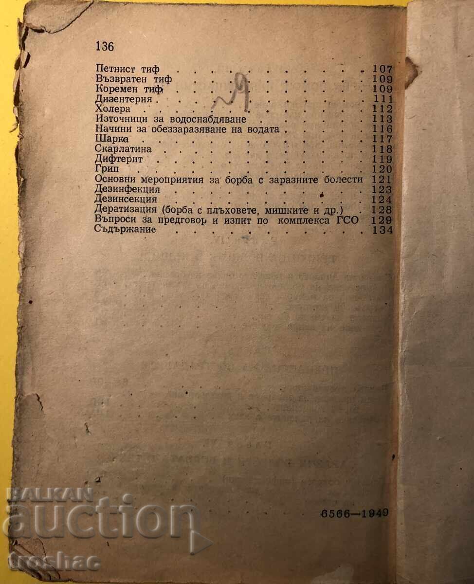 Old Book Ready for Sanitary Defense Y.M. Finkler - 6