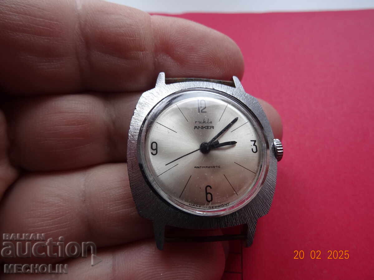 Auction GERMAN COLLECTOR'S WATCH ANKER RUHLA Auction GERMAN COLLECTOR'S WATCH ANKER RUHLA