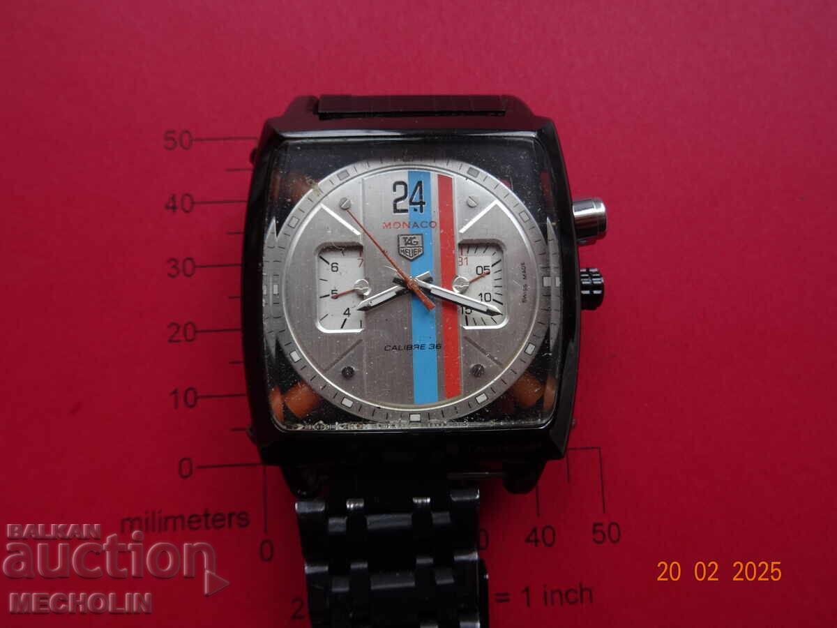 COLLECTOR'S WATCH TAG Heuer MONACO AUTOMATIC COLLECTOR'S WATCH TAG Heuer MONACO AUTOMATIC