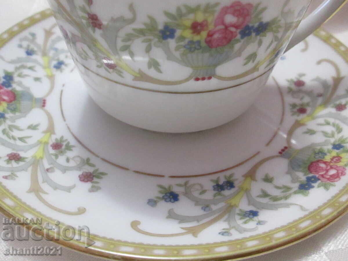 Collectible porcelain cup, saucer, marked, Germany with price 35.00 BGN | € 17.90