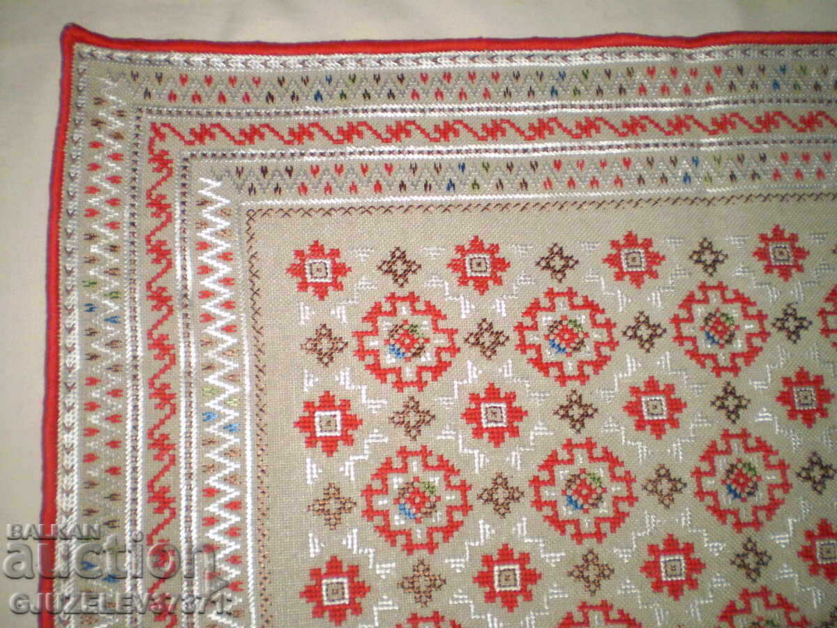 Auction  Traditional Bulgarian hand-embroidered tablecloth