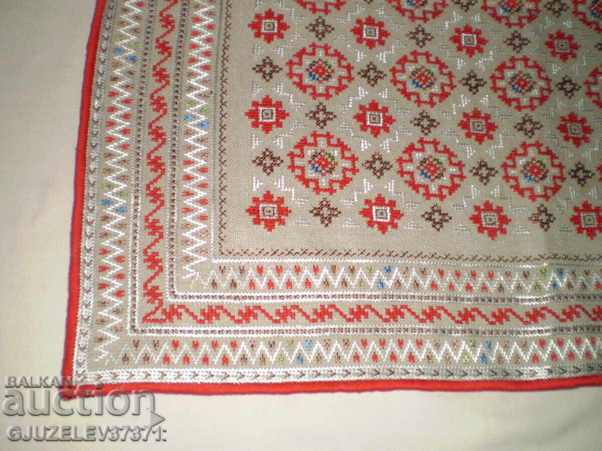 Delivery of Traditional Bulgarian hand-embroidered tablecloth
