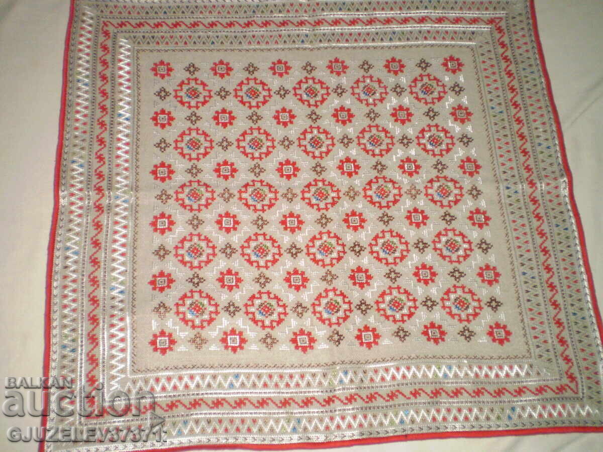 Traditional Bulgarian hand-embroidered tablecloth - 6