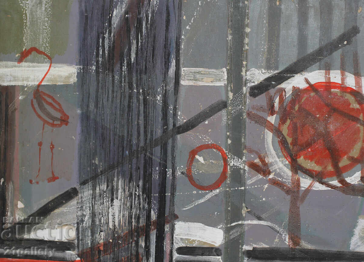 Παράδοση Αφηρημένη σύνθεση ελαιοχρωματισμών Panayot Apostolov Παράδοση Αφηρημένη σύνθεση ελαιοχρωματισμών Panayot Apostolov