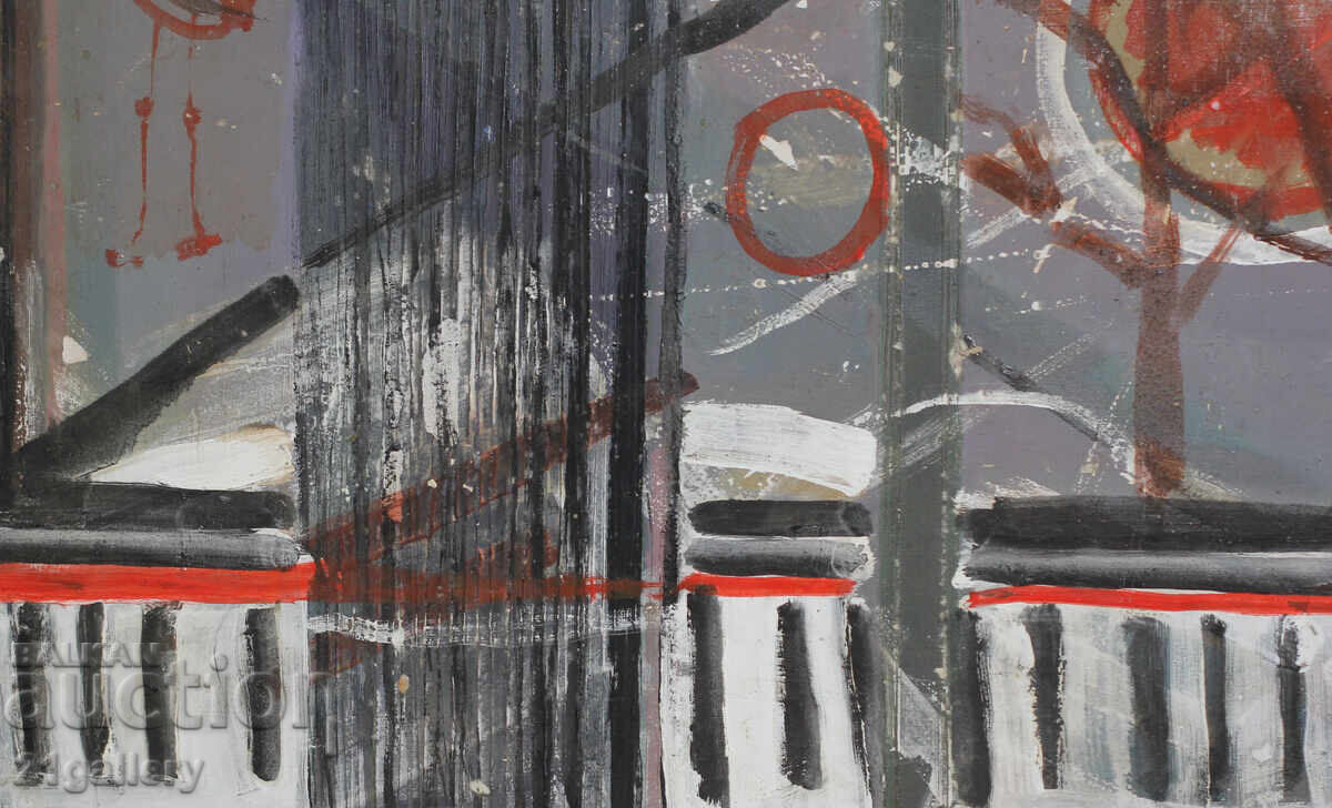 Αφηρημένη σύνθεση ελαιοχρωματισμών Panayot Apostolov - 5 Αφηρημένη σύνθεση ελαιοχρωματισμών Panayot Apostolov - 5