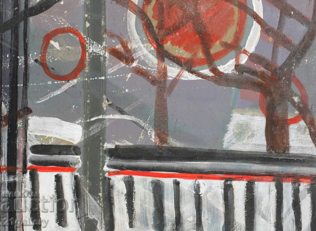 Αφηρημένη σύνθεση ελαιοχρωματισμών Panayot Apostolov - 6 Αφηρημένη σύνθεση ελαιοχρωματισμών Panayot Apostolov - 6