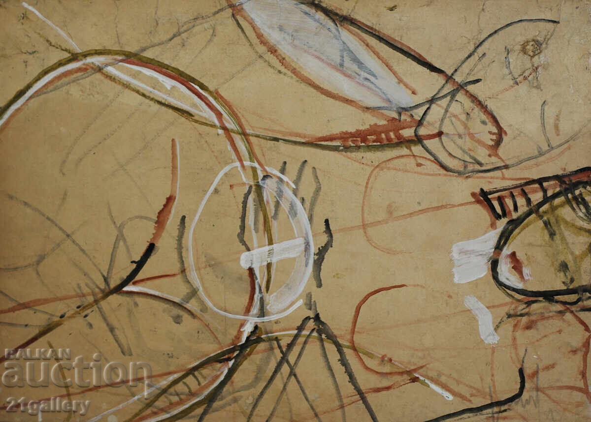 Panayot Apostolov oil paints abstract composition - 7 Panayot Apostolov oil paints abstract composition - 7